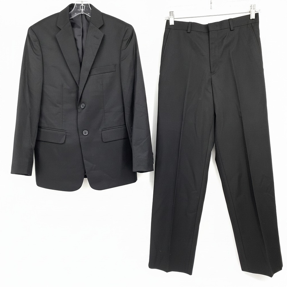 Joseph & Feiss Black Suit Set | Boys 14 Regular Formal Dress Pants
